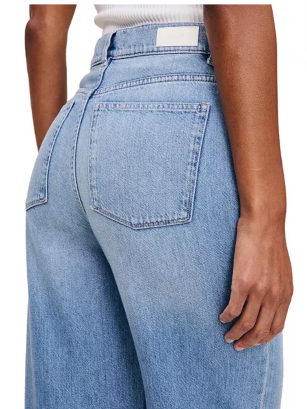 DL1961 Hepburn Wide Leg High Rise Jeans - Picture 3 of 12